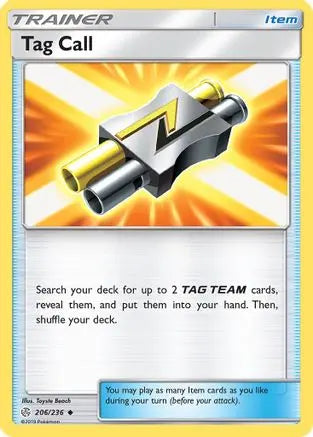 Tag Call (206/236) [Sun & Moon: Cosmic Eclipse] Pokémon