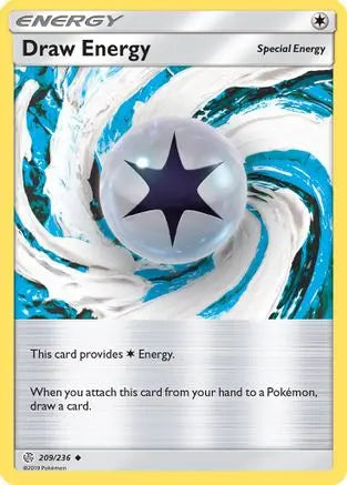 Draw Energy (209/236) [Sun & Moon: Cosmic Eclipse] Pokémon