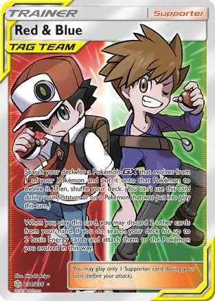 Red & Blue (234/236) [Sun & Moon: Cosmic Eclipse] Pokémon
