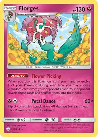 Florges (152/236) [Sun & Moon: Cosmic Eclipse] Pokémon