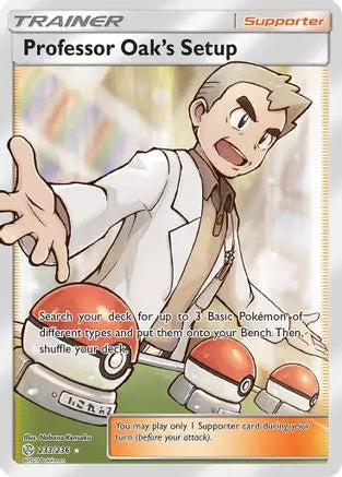 Professor Oak's Setup (233/236) [Sun & Moon: Cosmic Eclipse] Pokémon