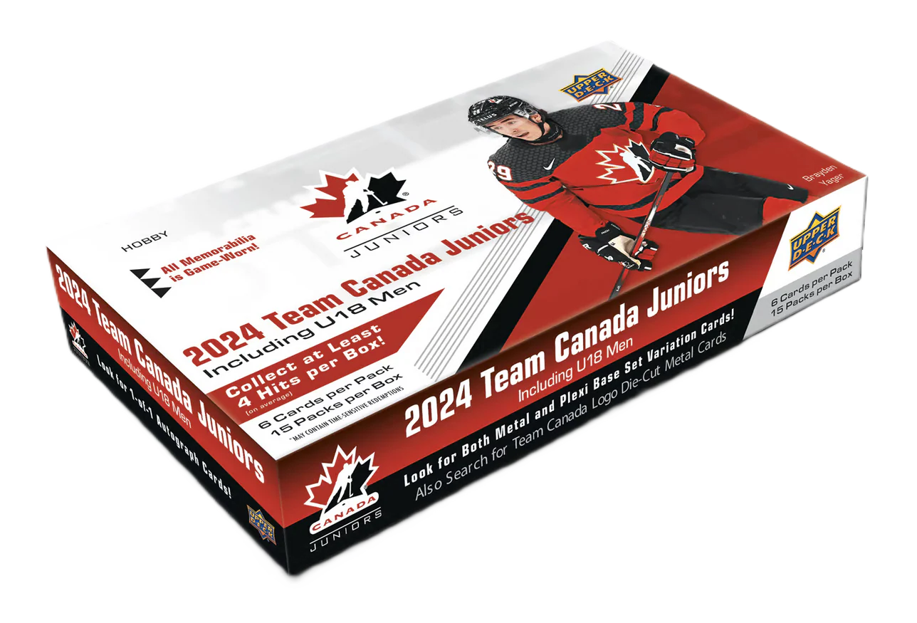 2024 Upper Deck Team Canada World Juniors Hockey Hobby Box - Doe's Cards