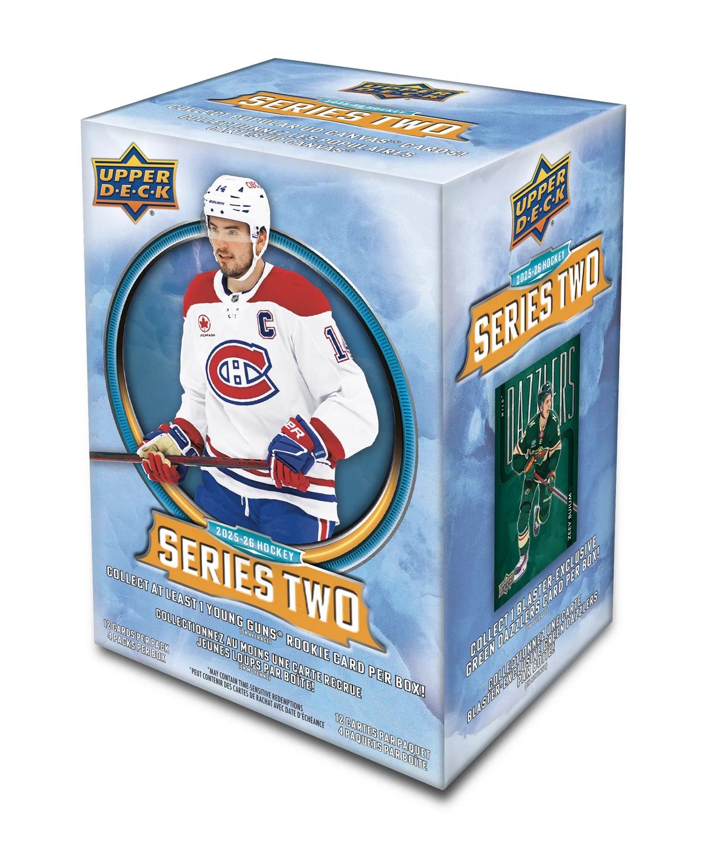2025-26 Upper Deck Series 2 Hockey Blaster Box Doe's Cards