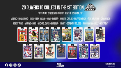 2025 Club Legacyz Icons 1st Edition Soccer Mystery Pack
