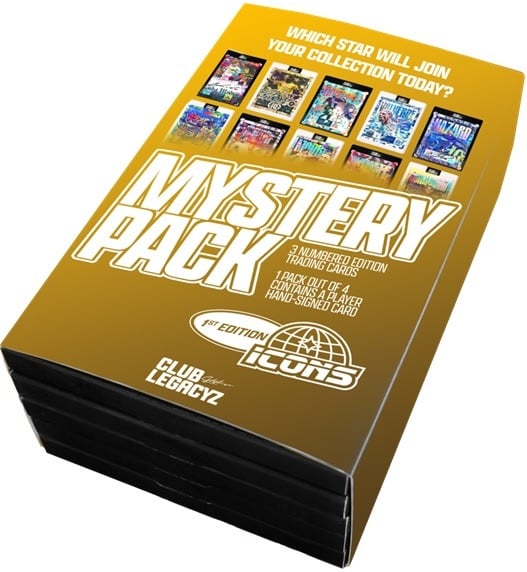 2025 Club Legacyz Icons 1st Edition Soccer Mystery Pack
