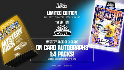 2025 Club Legacyz Icons 1st Edition Soccer Mystery Pack