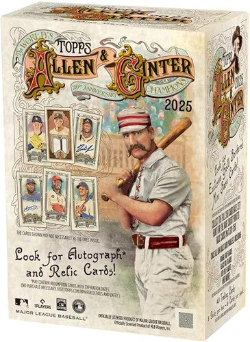 2025 Allen & Ginter Baseball Value Box Doe's Cards