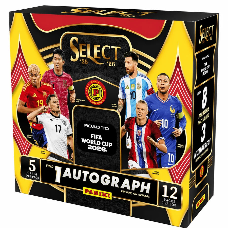 2026 Panini Select Road To FIFA World Cup Soccer International Hobby Box Doe's Cards