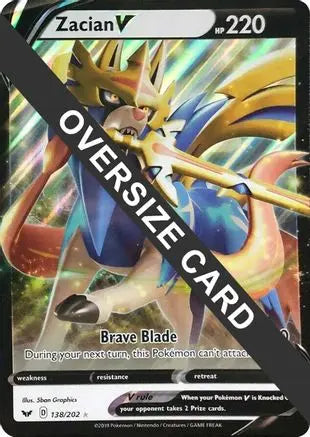 Zacian V (138/202) [Jumbo Cards] Pokémon
