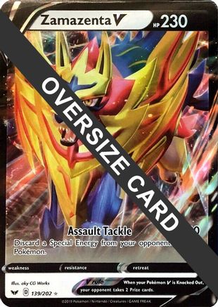 Zamazenta V (139/202) [Jumbo Cards]