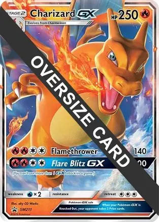 Charizard GX (SM211) (Jumbo Card) [Sun & Moon: Black Star Promos] Pokémon