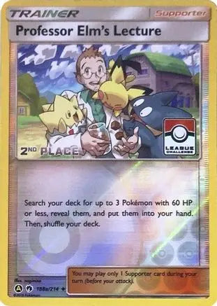 Professor Elms Lecture (188a/214) (League Promo 2nd Place) [Sun & Moon: Lost Thunder] Pokémon