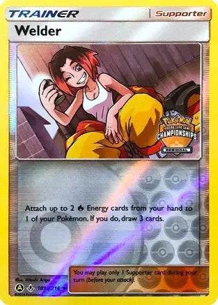 Welder (189a/214) (Regional Championship Promo) [Sun & Moon: Unbroken Bonds] Pokémon