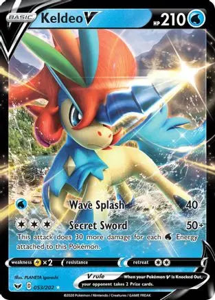 Keldeo V (053/202) [Sword & Shield: Base Set] Pokémon
