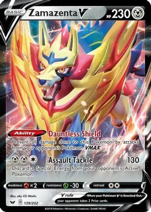 Zamazenta V (139/202) [Sword & Shield: Base Set] Pokémon