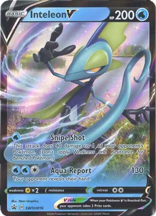 Inteleon V (SWSH016) [Sword & Shield: Black Star Promos] Pokémon