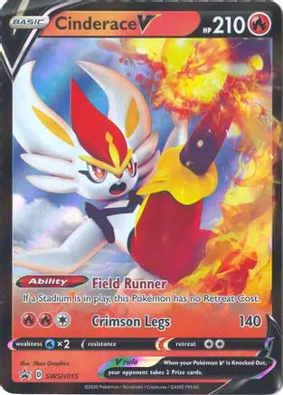 Cinderace V (SWSH015) [Sword & Shield: Black Star Promos] Pokémon