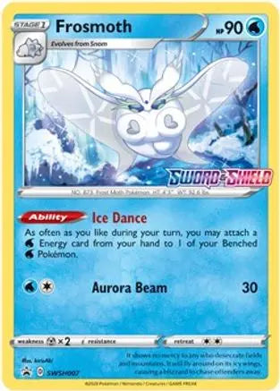 Frosmoth (SWSH007) (Prerelease Promo) [Sword & Shield: Black Star Promos] Pokémon