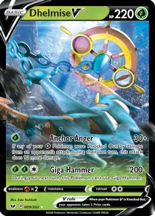 Dhelmise V (009/202) [Sword & Shield: Base Set] Pokémon