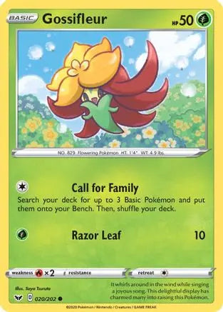 Gossifleur (020/202) [Sword & Shield: Base Set] Pokémon