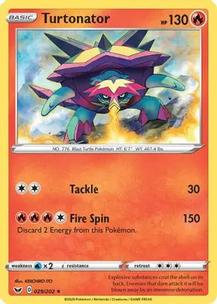 Turtonator (029/202) [Sword & Shield: Base Set] Pokémon