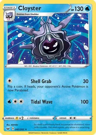Cloyster (041/202) [Sword & Shield: Base Set] Pokémon