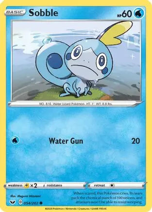 Sobble (054/202) [Sword & Shield: Base Set] Pokémon