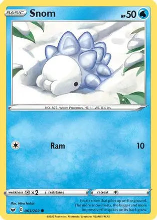 Snom (063/202) [Sword & Shield: Base Set] Pokémon