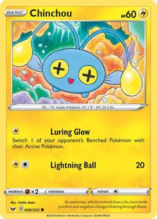Chinchou (068/202) [Sword & Shield: Base Set] Pokémon