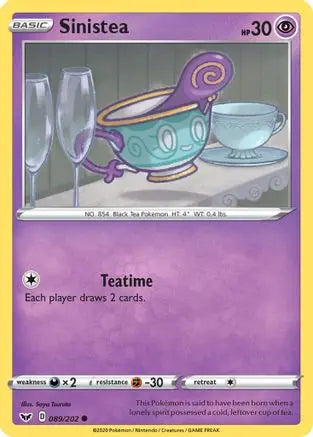 Sinistea (089/202) [Sword & Shield: Base Set] Pokémon