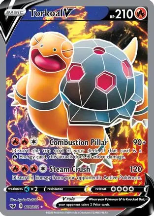 Torkoal V (188/202) [Sword & Shield: Base Set] Pokémon