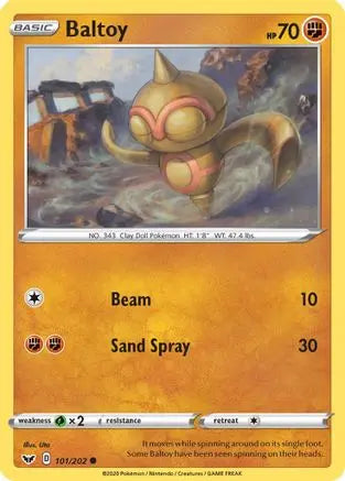 Baltoy (101/202) [Sword & Shield: Base Set] Pokémon