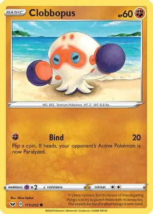 Clobbopus (111/202) [Sword & Shield: Base Set] Pokémon