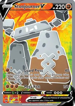 Stonjourner V (193/202) [Sword & Shield: Base Set] Pokémon