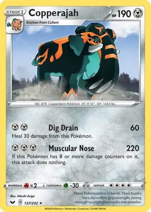 Copperajah (137/202) [Sword & Shield: Base Set] Pokémon