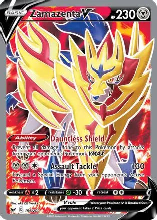 Zamazenta V (196/202) [Sword & Shield: Base Set] Pokémon