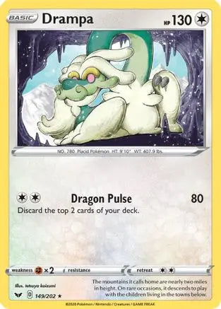 Drampa (149/202) [Sword & Shield: Base Set] Pokémon