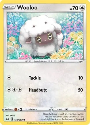 Wooloo (153/202) [Sword & Shield: Base Set] Pokémon
