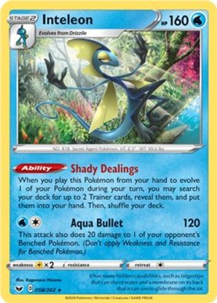Inteleon (058/202) [Sword & Shield: Base Set]
