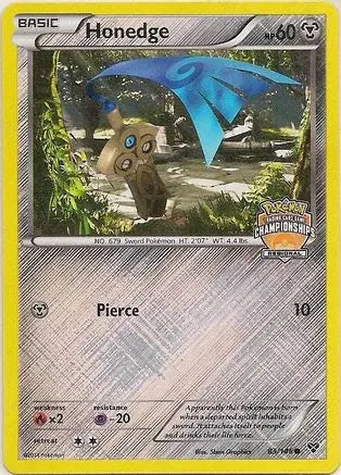Honedge (83/146) (Regional Championship Promo) [XY: Base Set] Pokémon