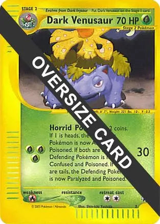 Dark Venusaur (7) (Jumbo Card) [Best of Promos] Pokémon