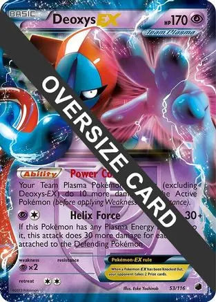 Deoxys EX (53/116) (Jumbo Card) [Black & White: Plasma Freeze] Pokémon