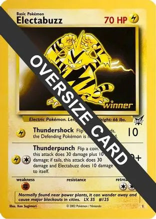 Electabuzz (1) (Jumbo Card) [Best of Promos] Pokémon