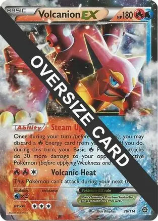Volcanion EX (26/114) (Jumbo Card) [XY: Steam Siege] Pokémon