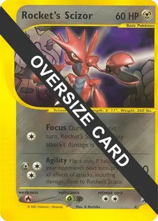 Rocket's Scizor (4) (Jumbo Card) [Best of Promos] Pokémon