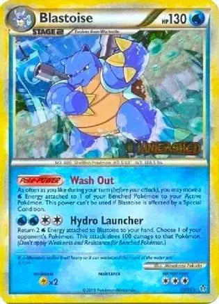 Blastoise (13/95) (Prerelease Promo) [HeartGold & SoulSilver: Black Star Promos] Pokémon
