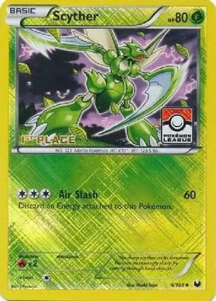 Scyther (4/108) (League Promo 1st Place) [Black & White: Dark Explorers] Pokémon