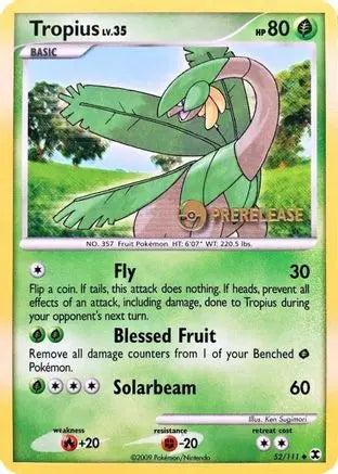 Tropius (52/111) (Prerelease Promo) [Nintendo: Black Star Promos] Pokémon