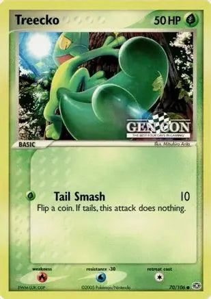 Treecko (70/106) (Gen Con The Best Four Days in Gaming Promo) [EX: Emerald] Pokémon