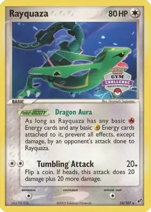 Rayquaza (22/107) (Gym Challenge Promo) [EX: Deoxys] Pokémon